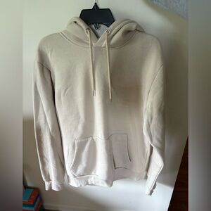 Men's Cream Hoodie Sweater